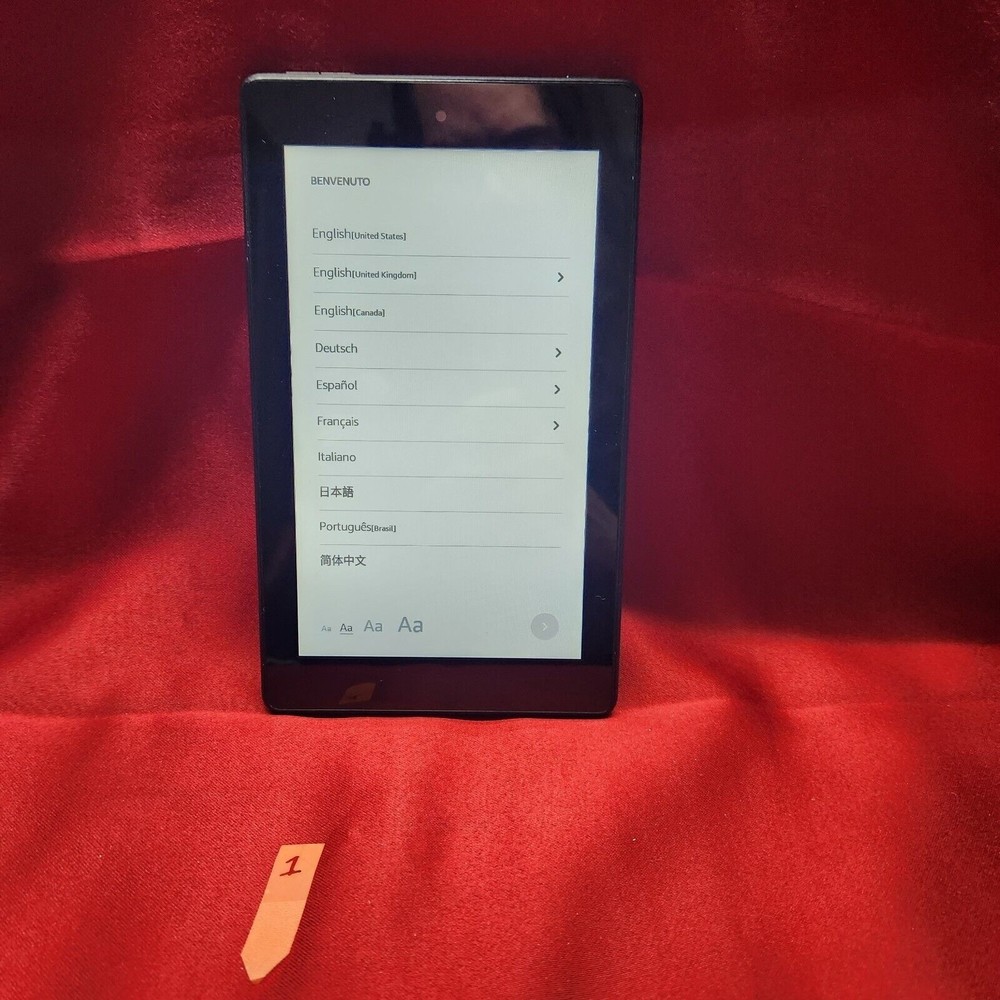 Amazon Fire 7 Tablet 9th Generation 2019 16GB Black Ad Supported Lockscreen EUC